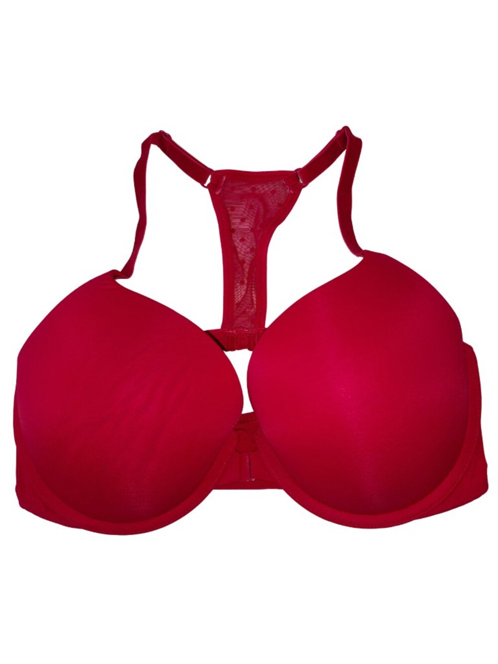 Victoria Secret Perfect Shape Front Closure Bra. Wired Racerback 34DD